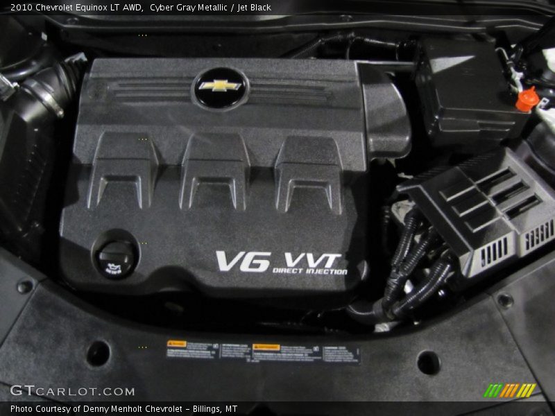 Cyber Gray Metallic / Jet Black 2010 Chevrolet Equinox LT AWD