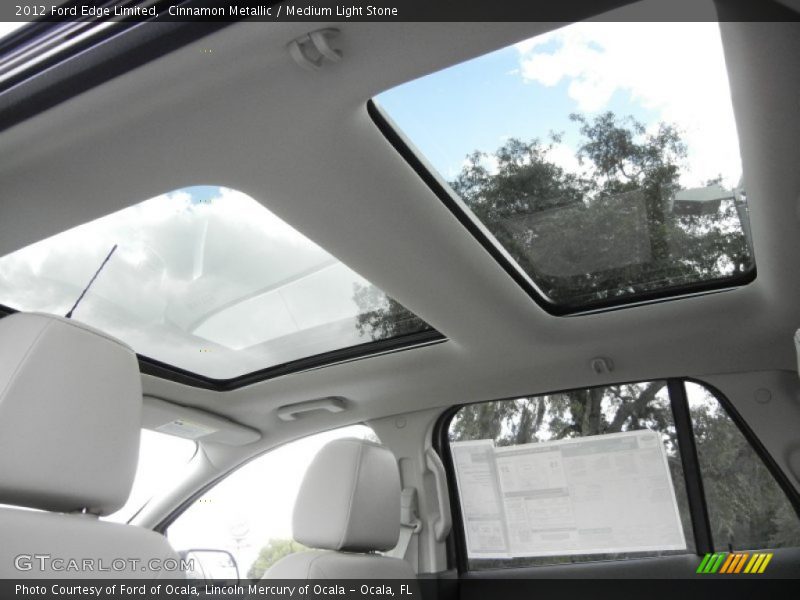 Cinnamon Metallic / Medium Light Stone 2012 Ford Edge Limited