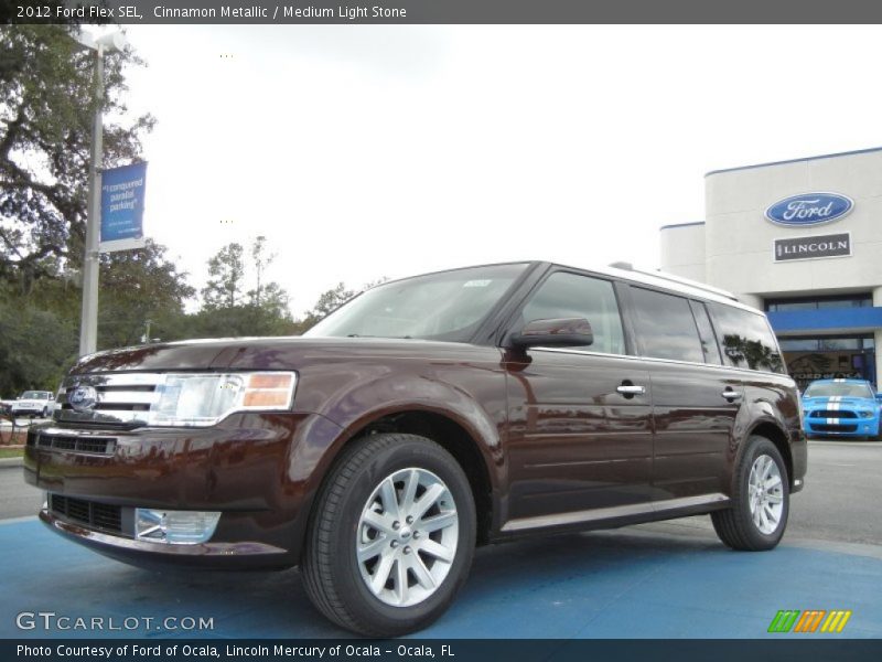 Cinnamon Metallic / Medium Light Stone 2012 Ford Flex SEL