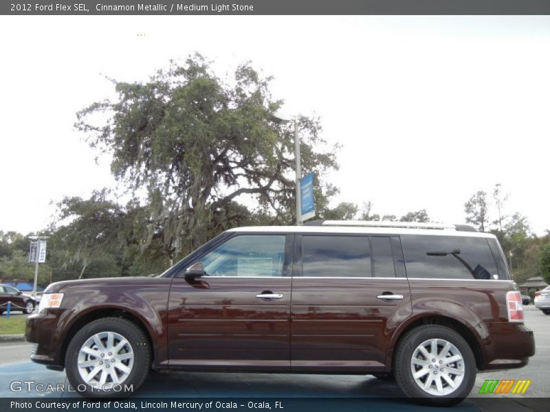 Cinnamon Metallic / Medium Light Stone 2012 Ford Flex SEL