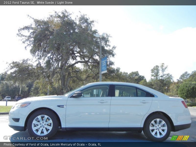 White Suede / Light Stone 2012 Ford Taurus SE