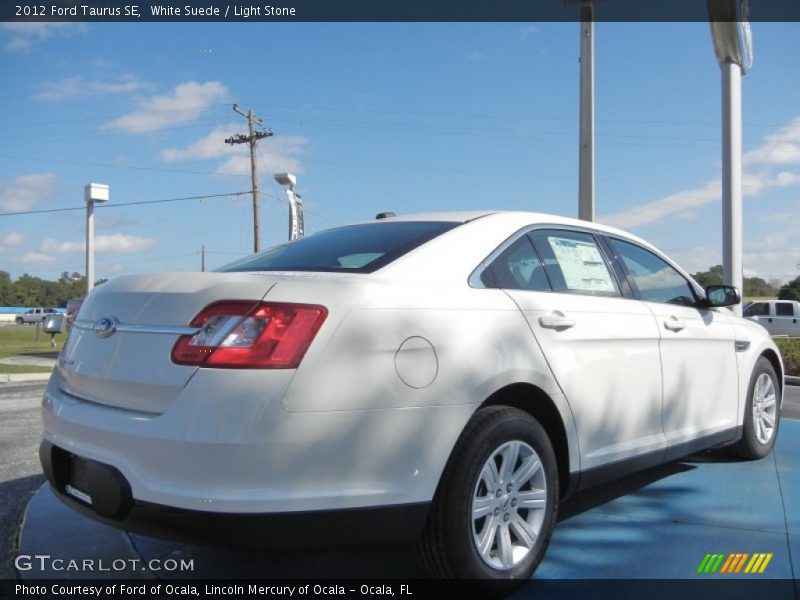 White Suede / Light Stone 2012 Ford Taurus SE