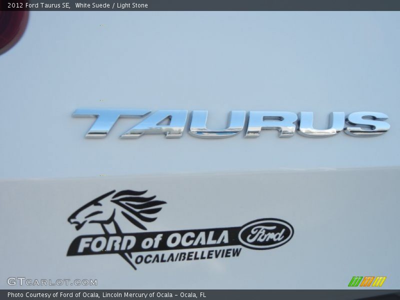 White Suede / Light Stone 2012 Ford Taurus SE