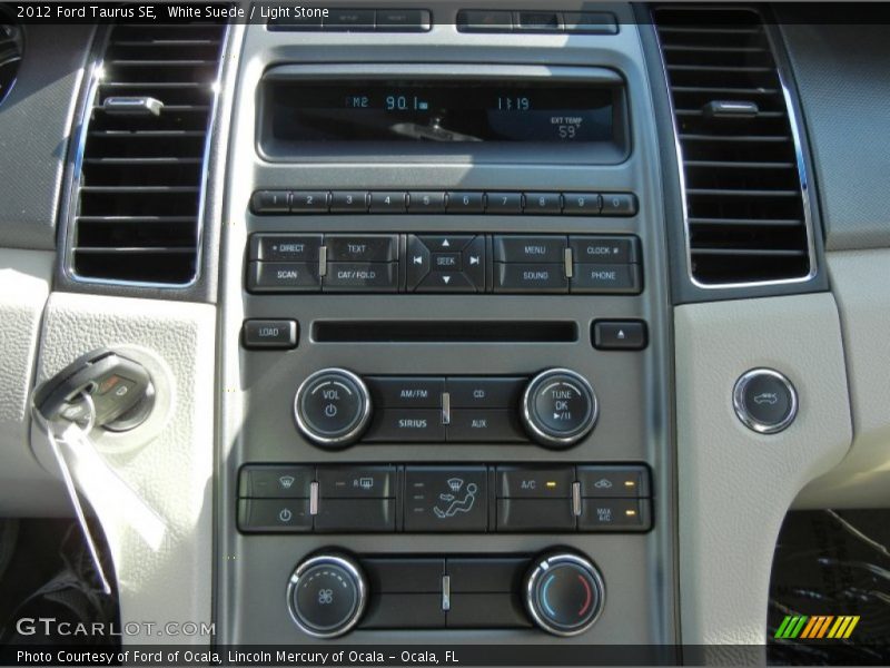 White Suede / Light Stone 2012 Ford Taurus SE