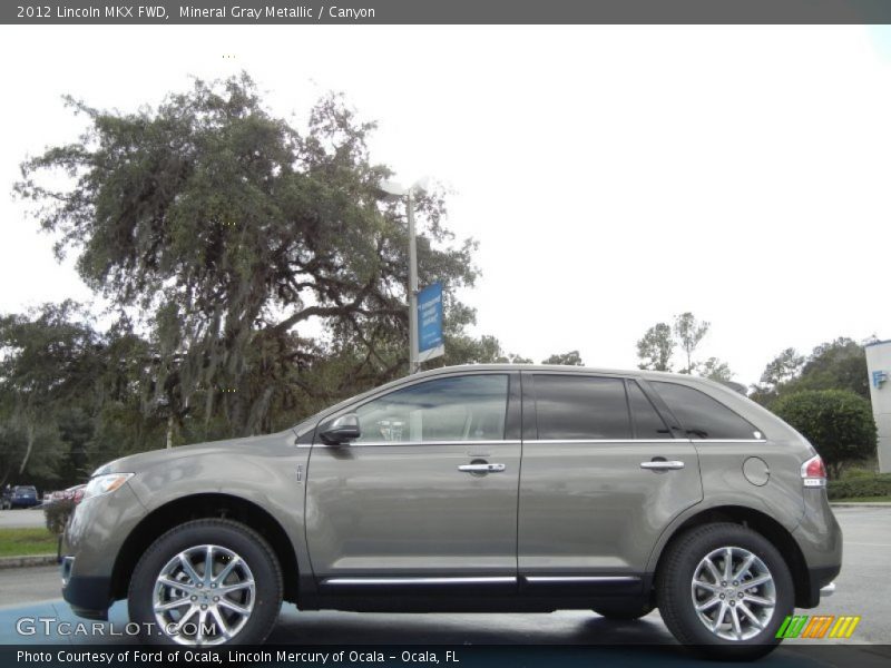 Mineral Gray Metallic / Canyon 2012 Lincoln MKX FWD