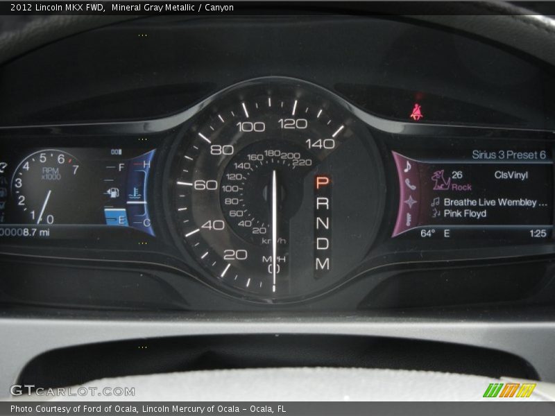 Mineral Gray Metallic / Canyon 2012 Lincoln MKX FWD