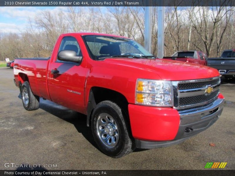 Front 3/4 View of 2010 Silverado 1500 Regular Cab 4x4