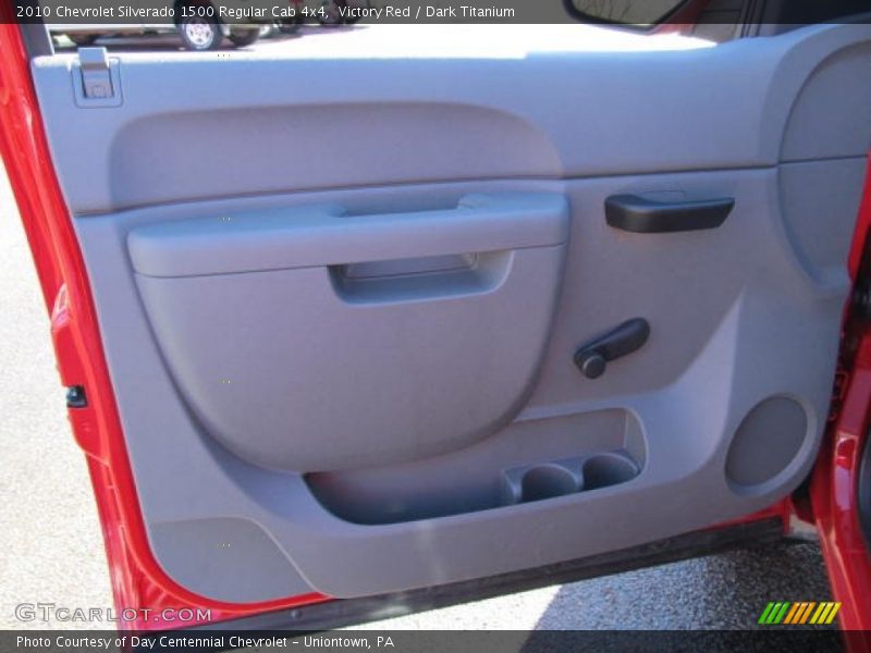 Victory Red / Dark Titanium 2010 Chevrolet Silverado 1500 Regular Cab 4x4
