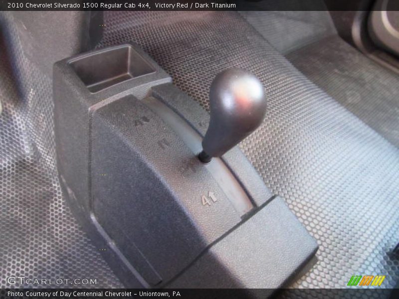 Victory Red / Dark Titanium 2010 Chevrolet Silverado 1500 Regular Cab 4x4
