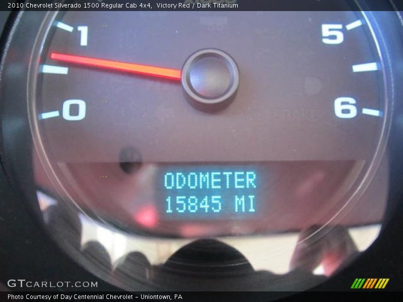 Victory Red / Dark Titanium 2010 Chevrolet Silverado 1500 Regular Cab 4x4