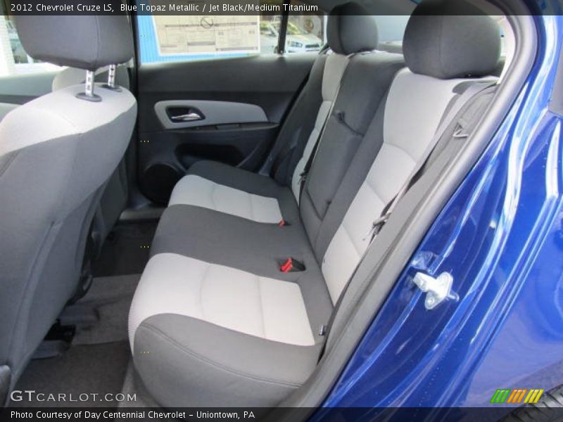 Blue Topaz Metallic / Jet Black/Medium Titanium 2012 Chevrolet Cruze LS