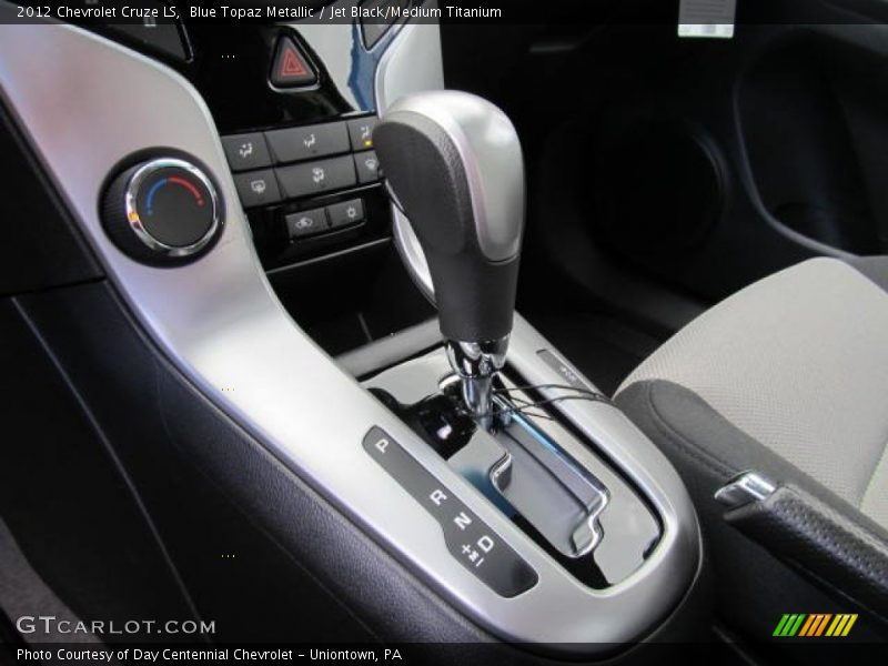 Blue Topaz Metallic / Jet Black/Medium Titanium 2012 Chevrolet Cruze LS