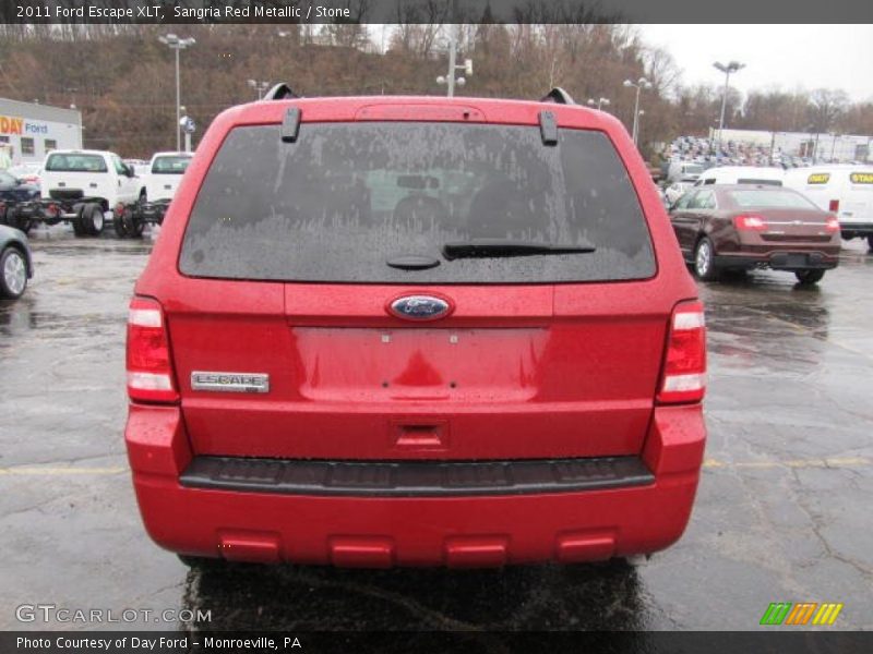 Sangria Red Metallic / Stone 2011 Ford Escape XLT