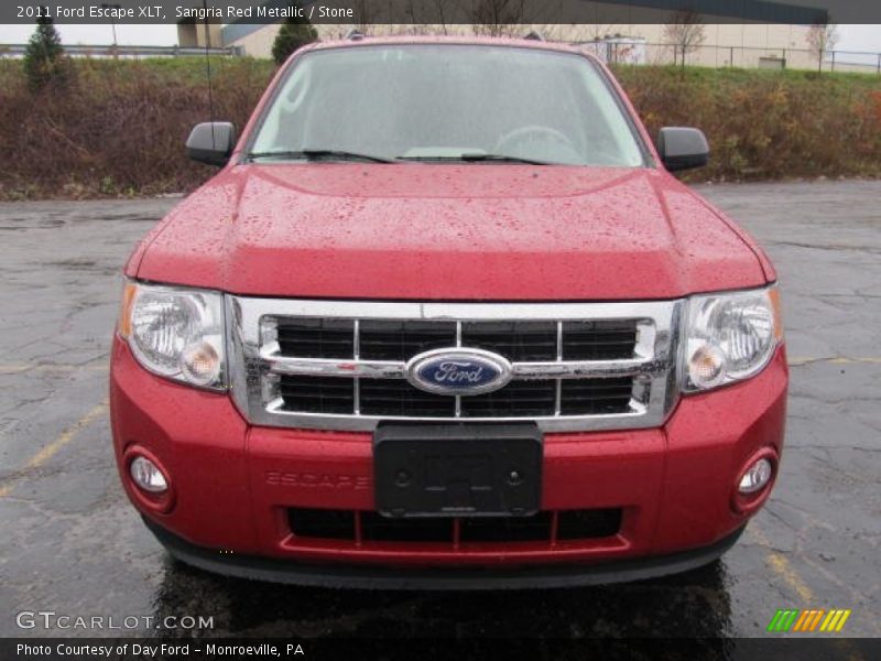 Sangria Red Metallic / Stone 2011 Ford Escape XLT