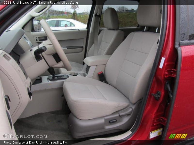 Sangria Red Metallic / Stone 2011 Ford Escape XLT
