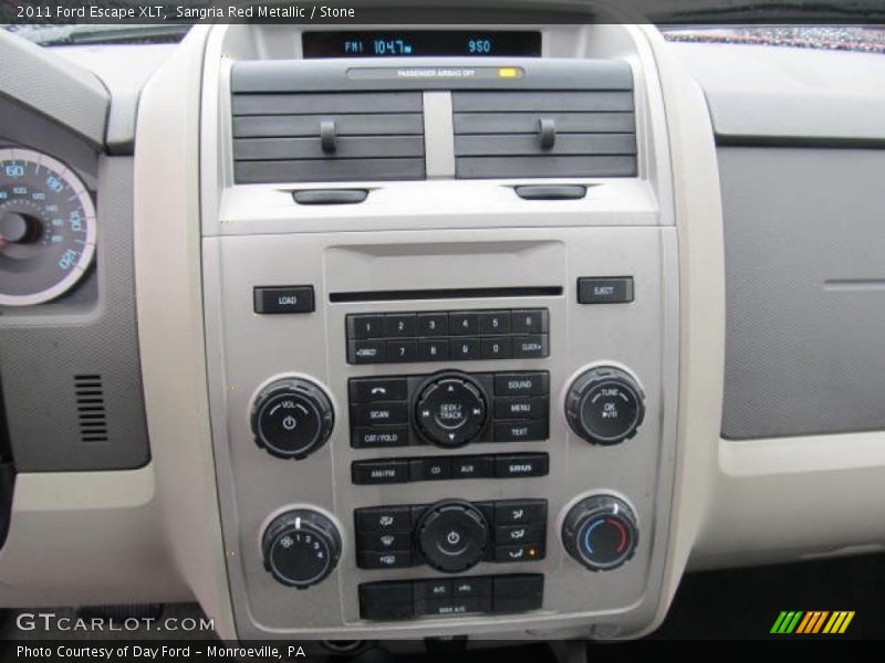 Sangria Red Metallic / Stone 2011 Ford Escape XLT