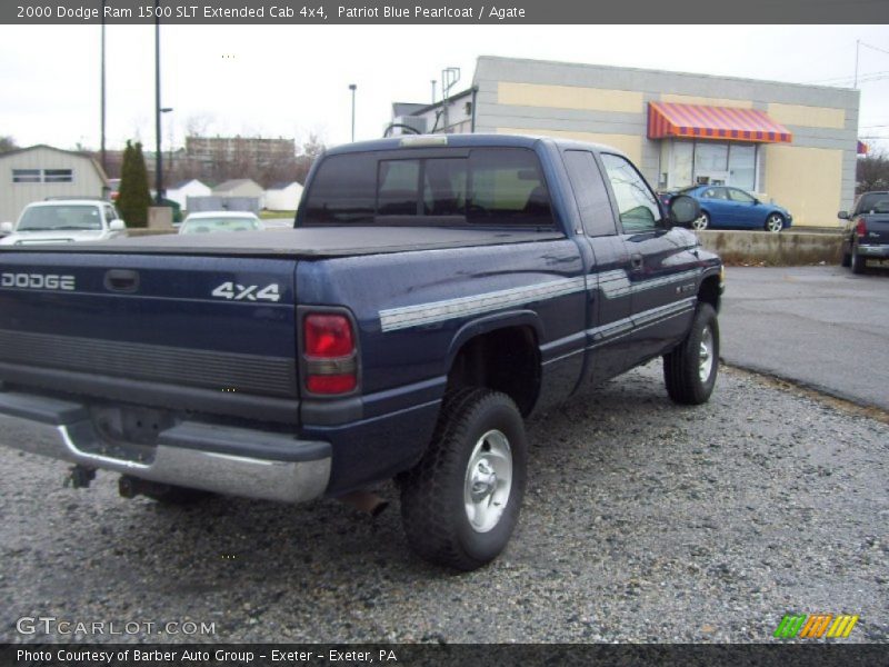 Patriot Blue Pearlcoat / Agate 2000 Dodge Ram 1500 SLT Extended Cab 4x4