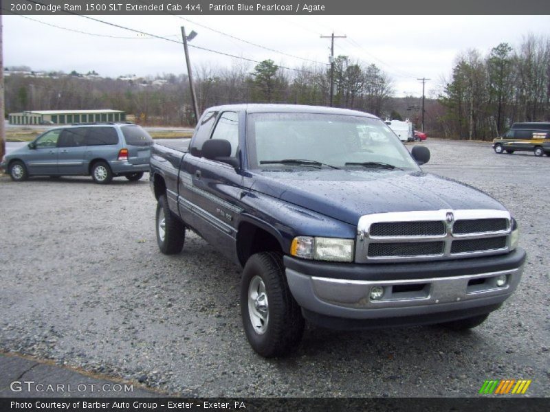 Patriot Blue Pearlcoat / Agate 2000 Dodge Ram 1500 SLT Extended Cab 4x4