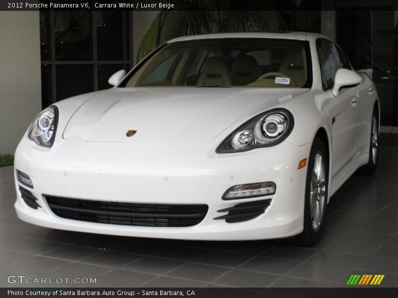 Carrara White / Luxor Beige 2012 Porsche Panamera V6
