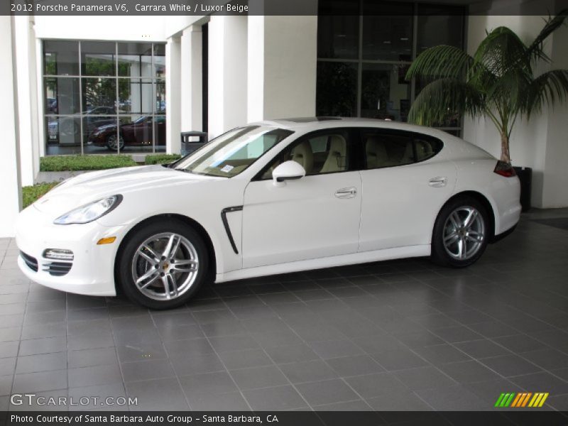 Carrara White / Luxor Beige 2012 Porsche Panamera V6