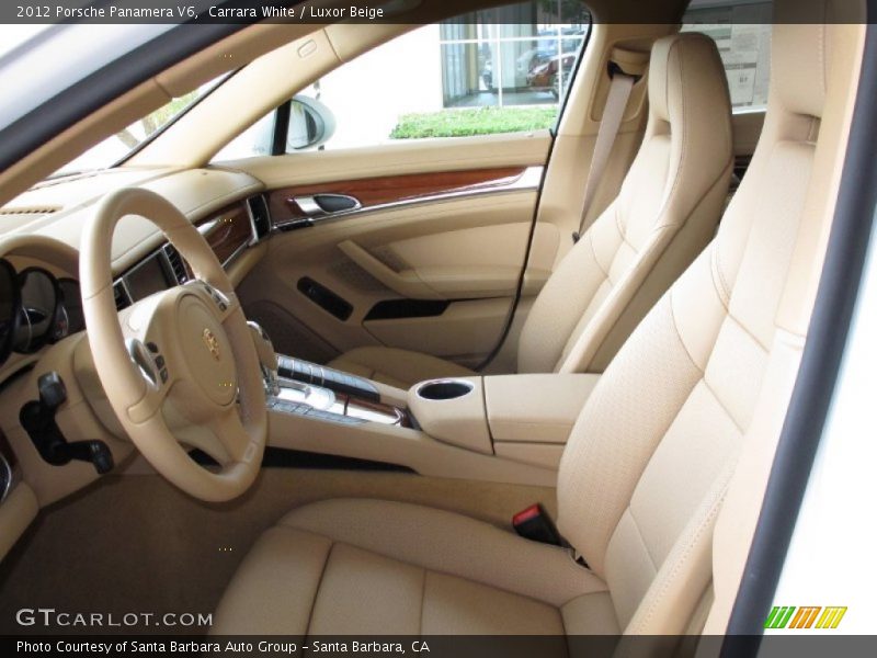 Carrara White / Luxor Beige 2012 Porsche Panamera V6