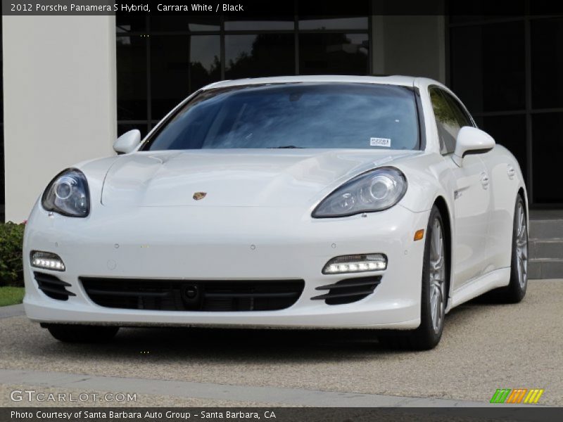 Carrara White / Black 2012 Porsche Panamera S Hybrid