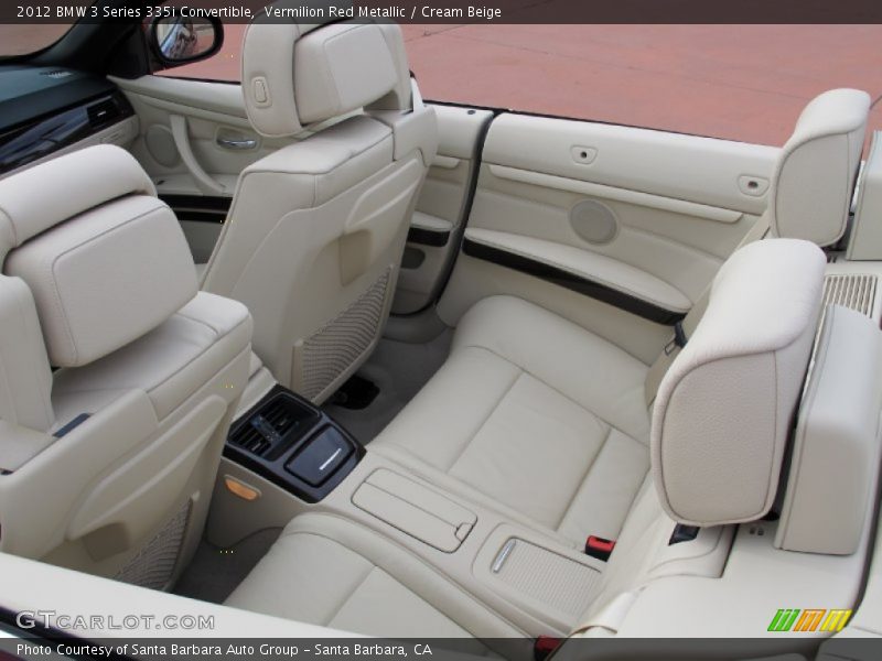 2012 3 Series 335i Convertible Cream Beige Interior