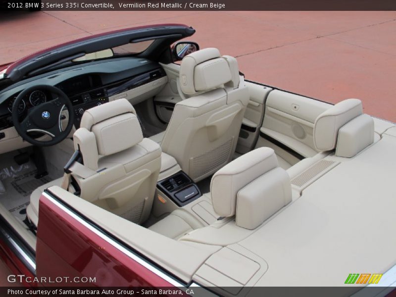  2012 3 Series 335i Convertible Cream Beige Interior
