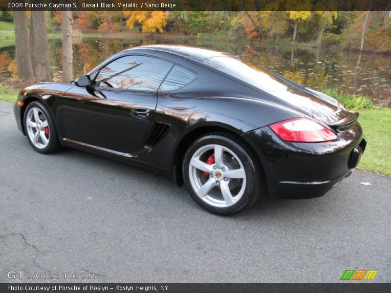 Basalt Black Metallic / Sand Beige 2008 Porsche Cayman S