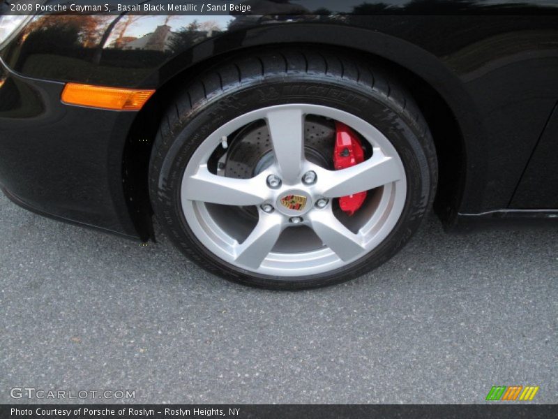 Basalt Black Metallic / Sand Beige 2008 Porsche Cayman S