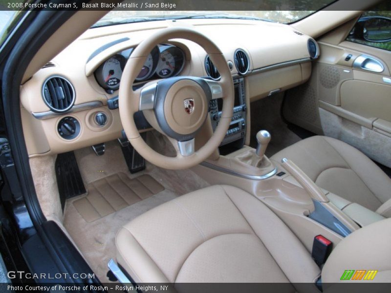  2008 Cayman S Sand Beige Interior