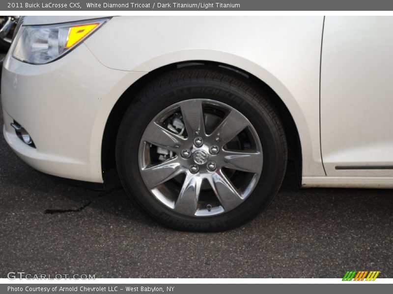 White Diamond Tricoat / Dark Titanium/Light Titanium 2011 Buick LaCrosse CXS