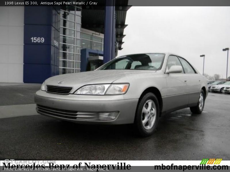 Antique Sage Pearl Metallic / Gray 1998 Lexus ES 300