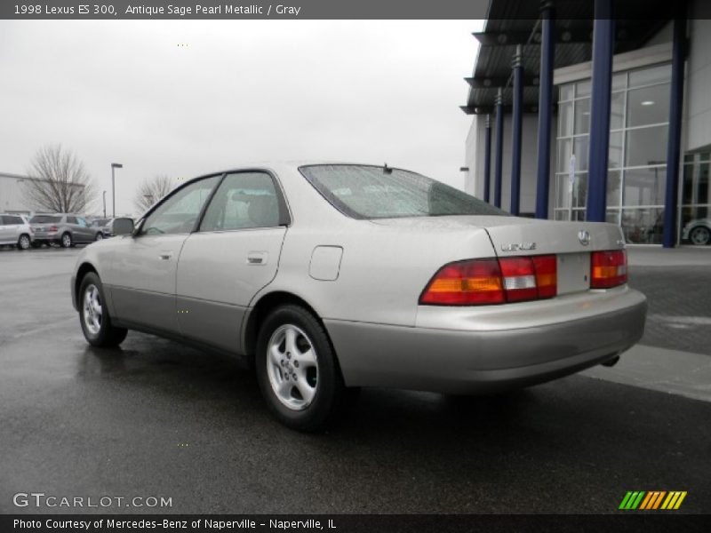 Antique Sage Pearl Metallic / Gray 1998 Lexus ES 300