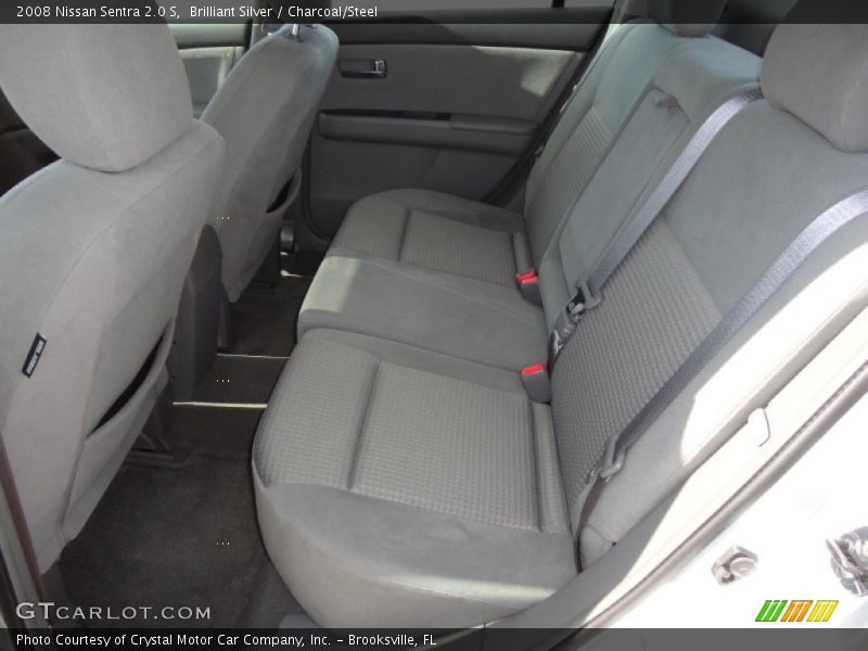 Brilliant Silver / Charcoal/Steel 2008 Nissan Sentra 2.0 S