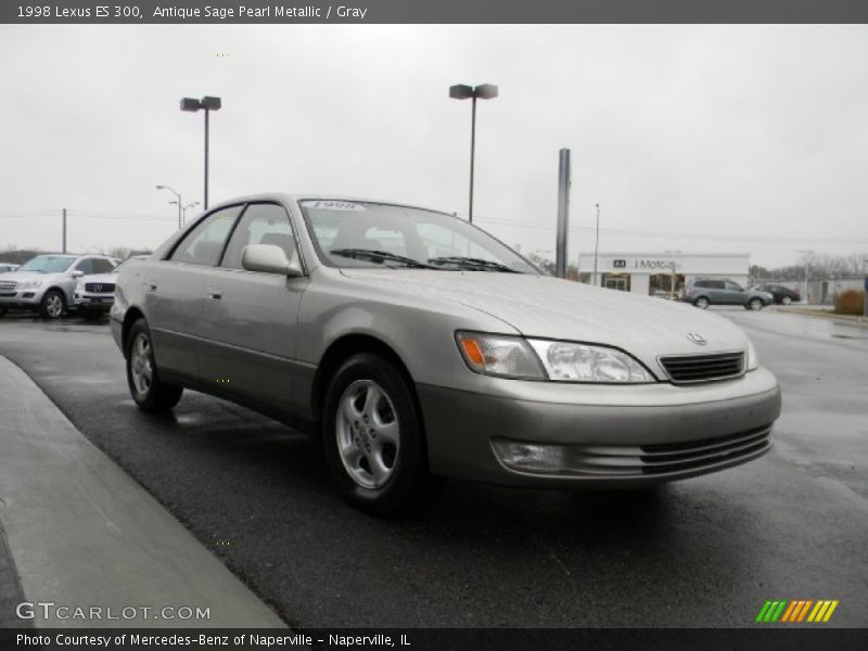 Antique Sage Pearl Metallic / Gray 1998 Lexus ES 300