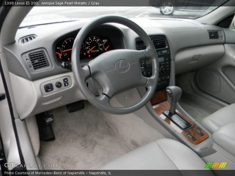 Antique Sage Pearl Metallic / Gray 1998 Lexus ES 300