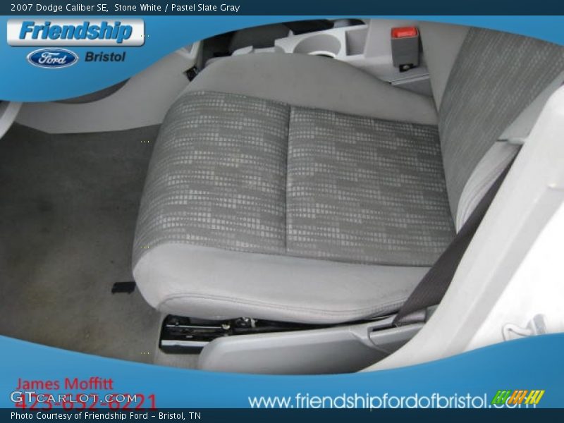 Stone White / Pastel Slate Gray 2007 Dodge Caliber SE