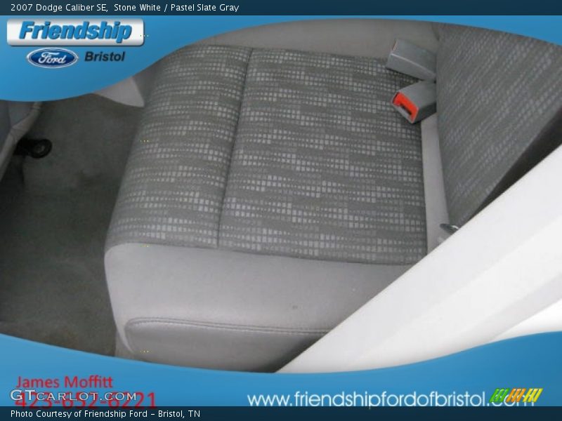 Stone White / Pastel Slate Gray 2007 Dodge Caliber SE