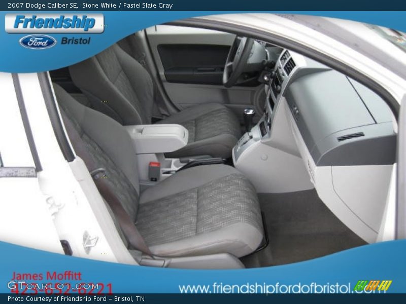 Stone White / Pastel Slate Gray 2007 Dodge Caliber SE