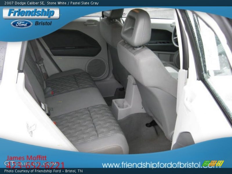 Stone White / Pastel Slate Gray 2007 Dodge Caliber SE
