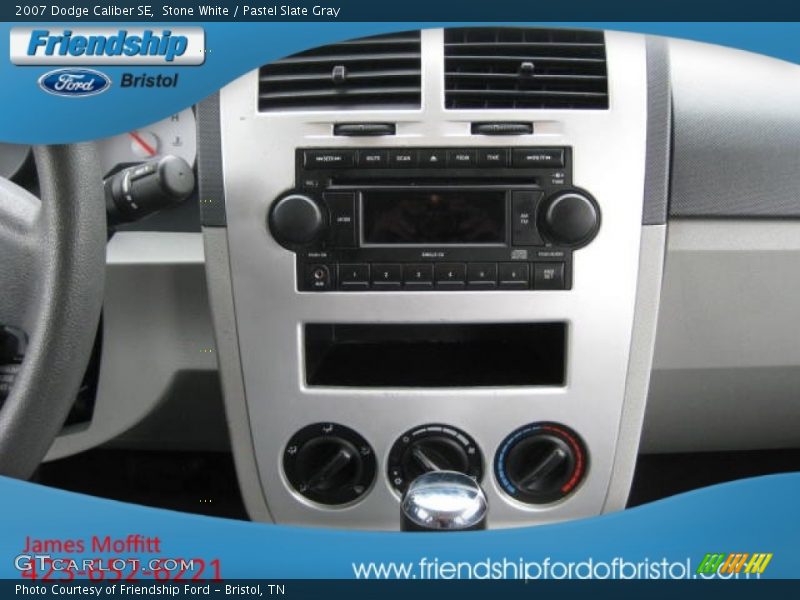 Stone White / Pastel Slate Gray 2007 Dodge Caliber SE