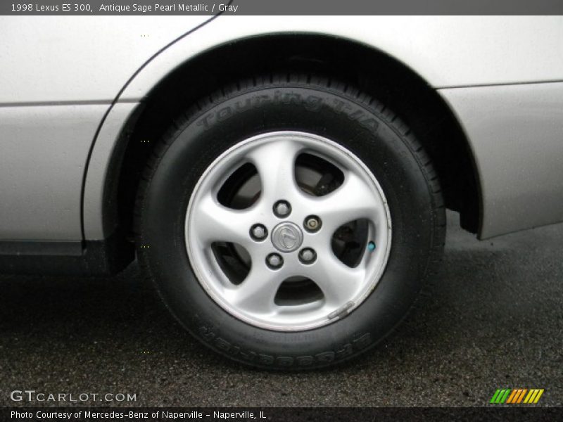 Antique Sage Pearl Metallic / Gray 1998 Lexus ES 300
