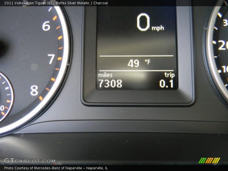 Reflex Silver Metallic / Charcoal 2011 Volkswagen Tiguan SEL