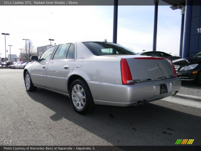 Radiant Silver Metallic / Ebony 2011 Cadillac DTS