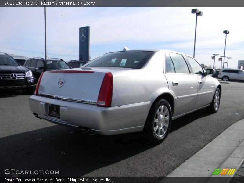 Radiant Silver Metallic / Ebony 2011 Cadillac DTS
