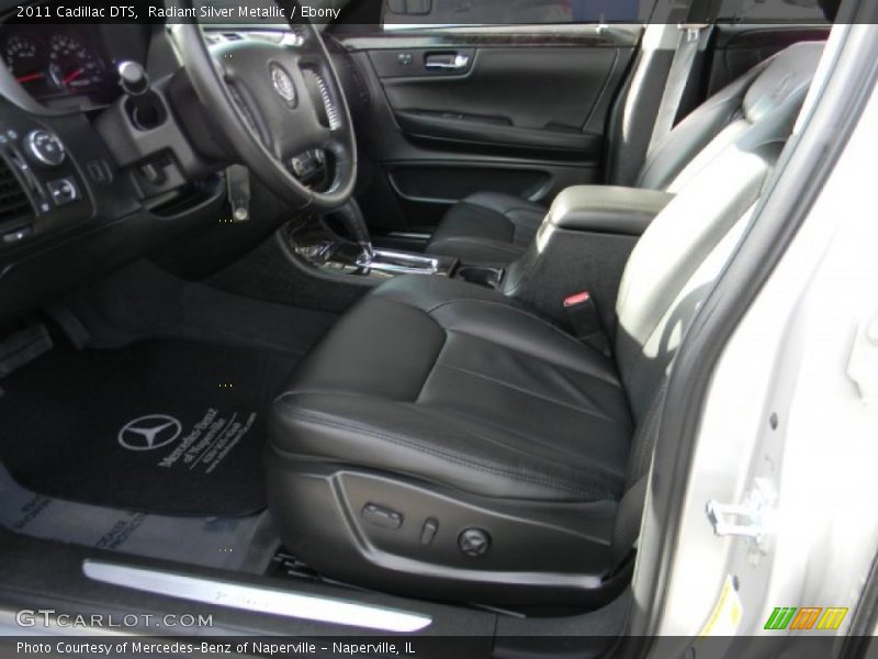 Radiant Silver Metallic / Ebony 2011 Cadillac DTS