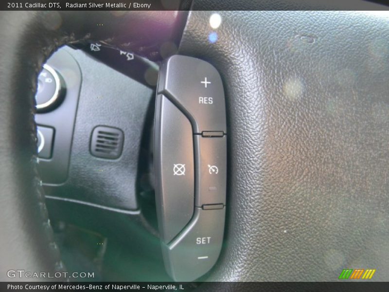 Radiant Silver Metallic / Ebony 2011 Cadillac DTS