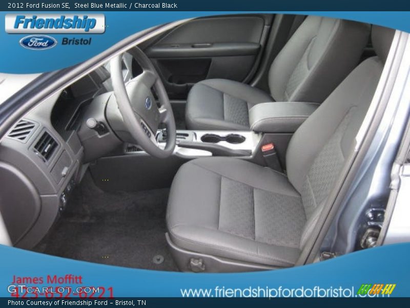 Steel Blue Metallic / Charcoal Black 2012 Ford Fusion SE