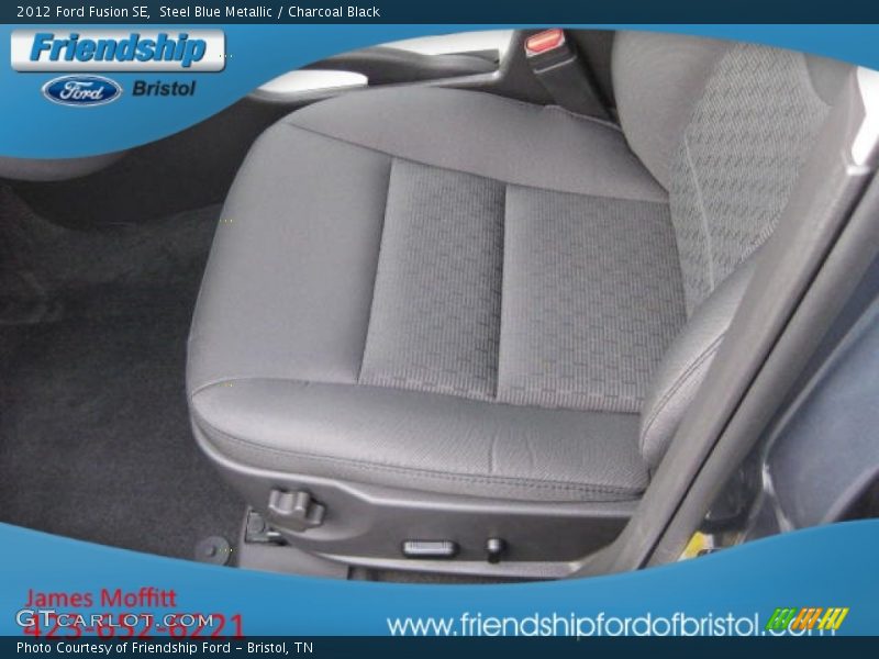 Steel Blue Metallic / Charcoal Black 2012 Ford Fusion SE